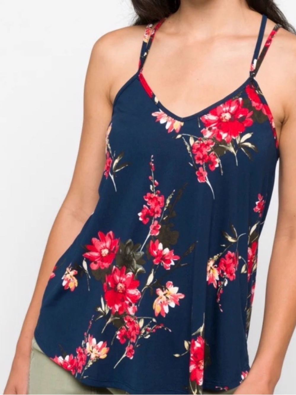 NWT PAPERMOON Basima Back Detail Tank